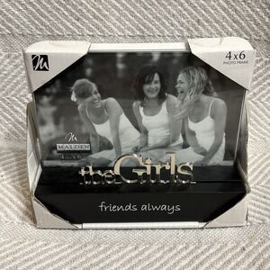 Malden “The Girls” Friends Always 4 x 6 Frame Acrylic Chrome